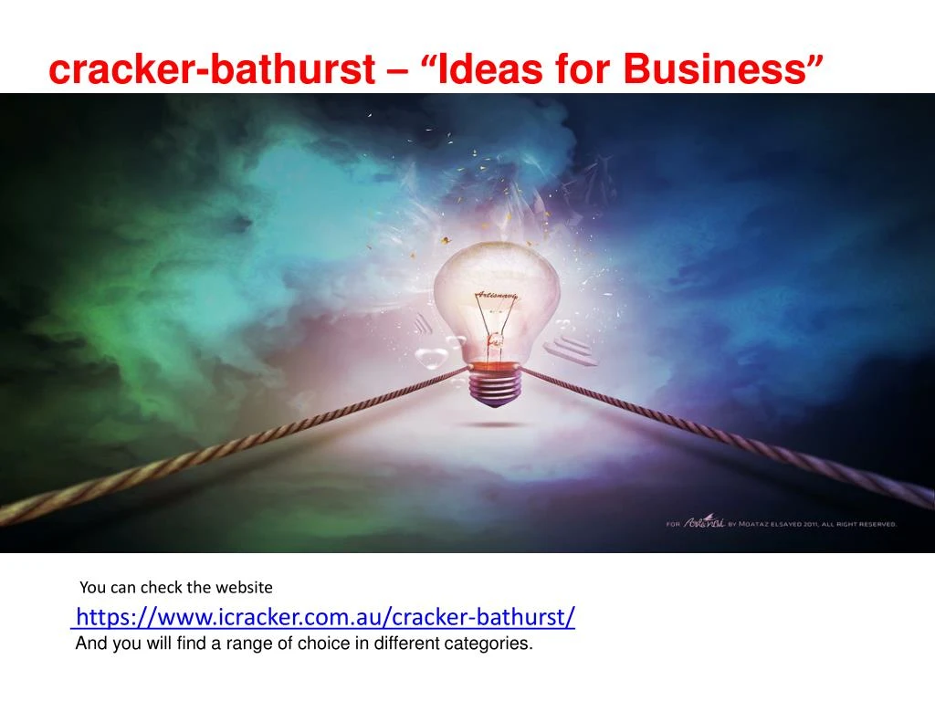 cracker bathurst ideas for business