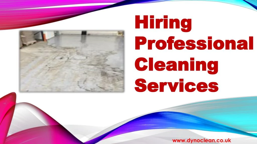 hiring professional cleaning services
