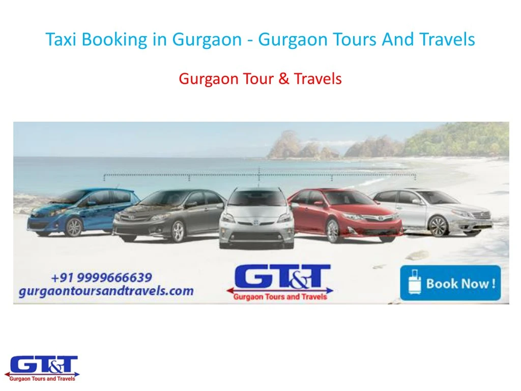 taxi booking in gurgaon gurgaon tours and travels