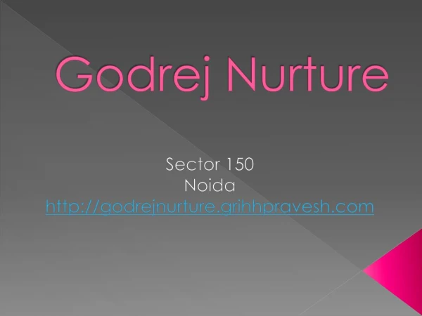 Godrej Nurture - 2 and 3 bhk apartment in sector 150 Noida