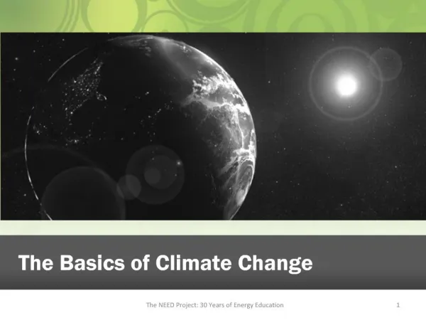 The Basics of Climate Change