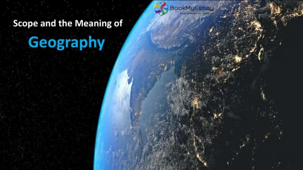 Scope and the Meaning of Geography