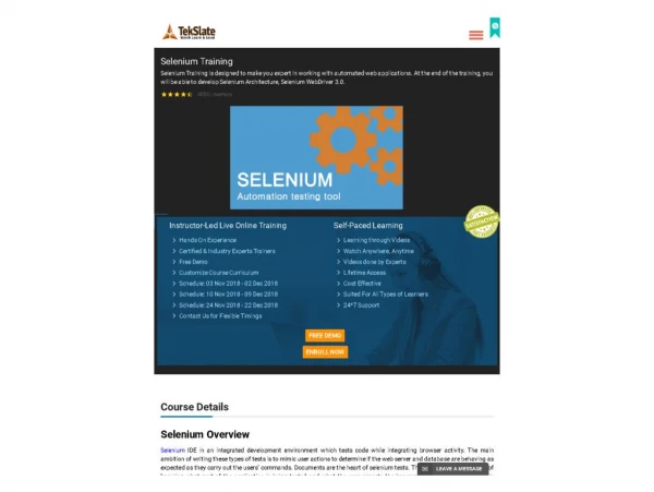 Get Trained On Selenium By Industry Experts