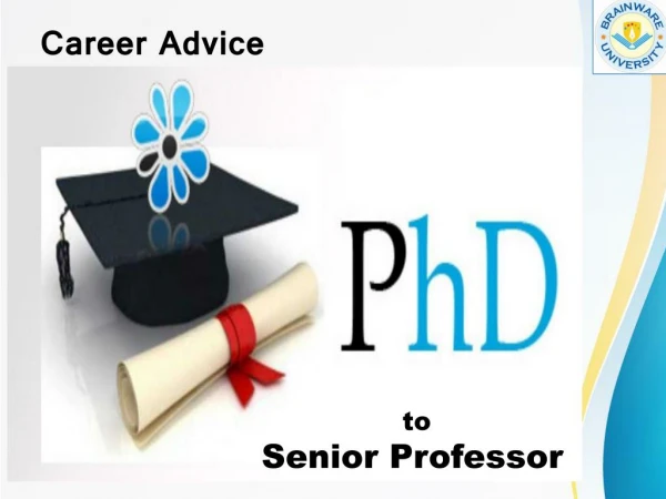 Career Advice: Transition from Ph.D Scholar to Senior Professor