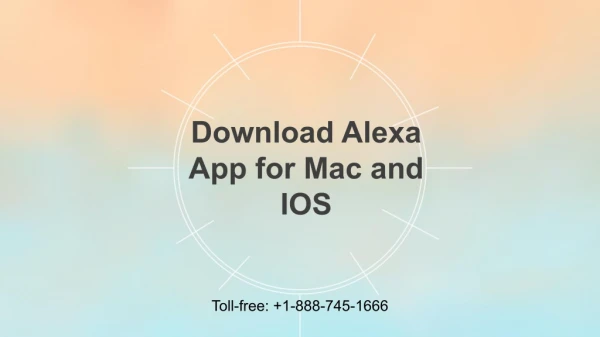 Download Alexa App for Mac and Ios