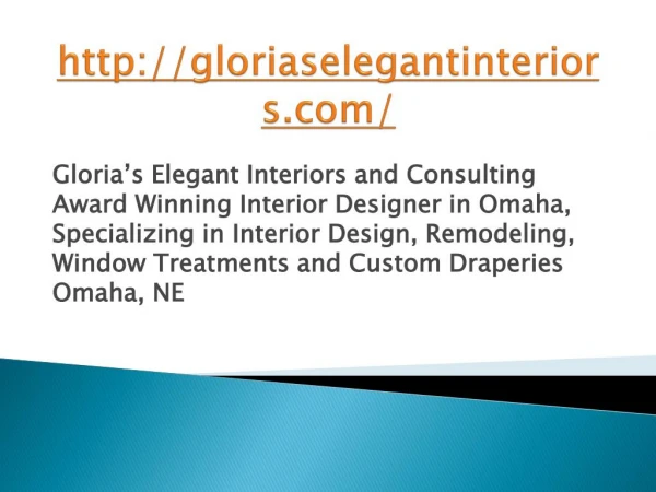 http gloriaselegantinteriors com