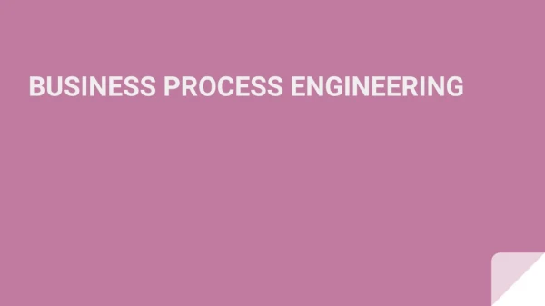 Business Process Reengineering Consulting | BPR Company | Mediance Consultancy