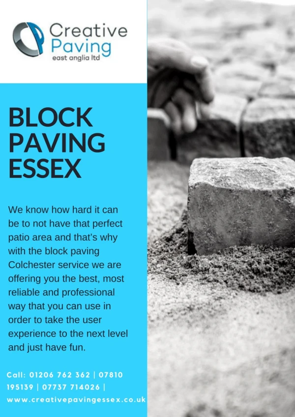 Block Paving Essex