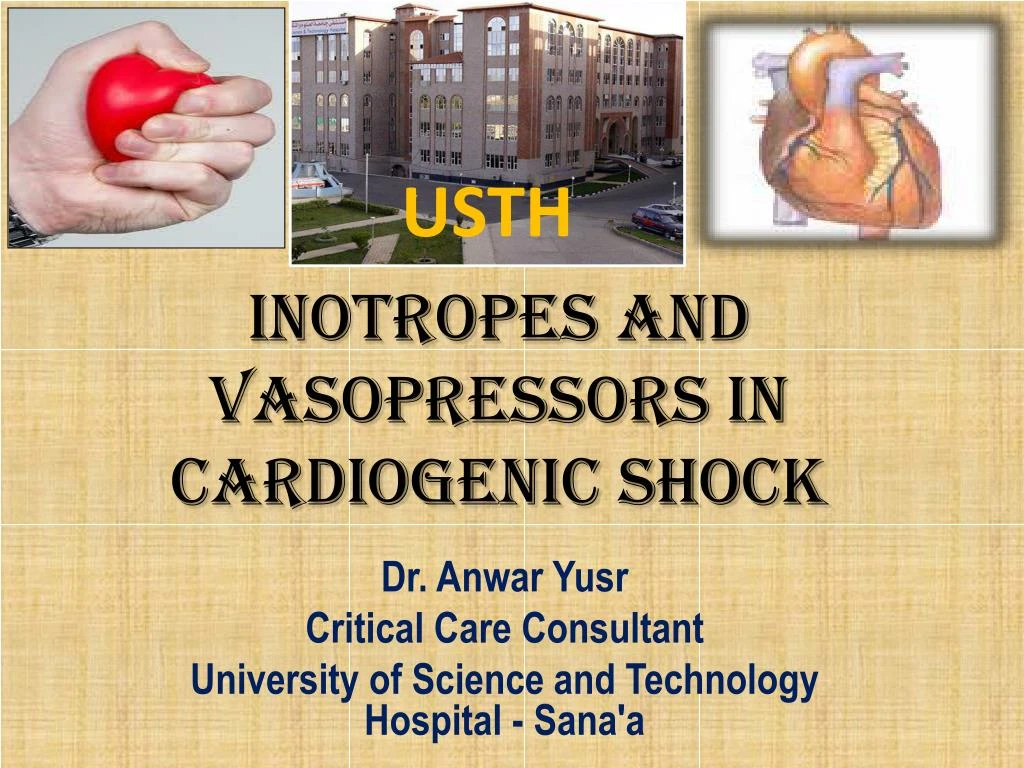 inotropes and vasopressors in cardiogenic shock