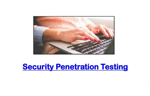 Security Penetration Testing