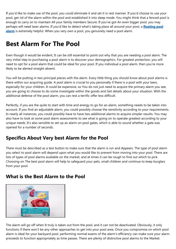 Best Pool Alarms To Keep Your Family Safe
