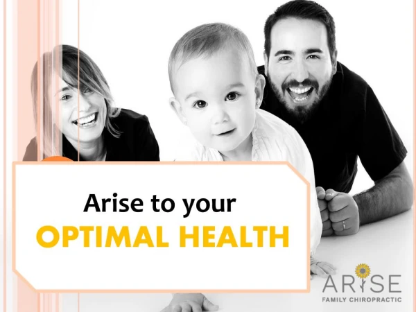 Arise to your optimal health.