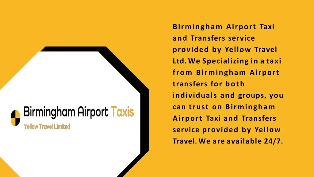 birmingham airport taxi and transfers service