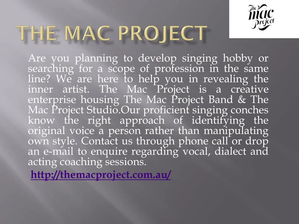 the mac project