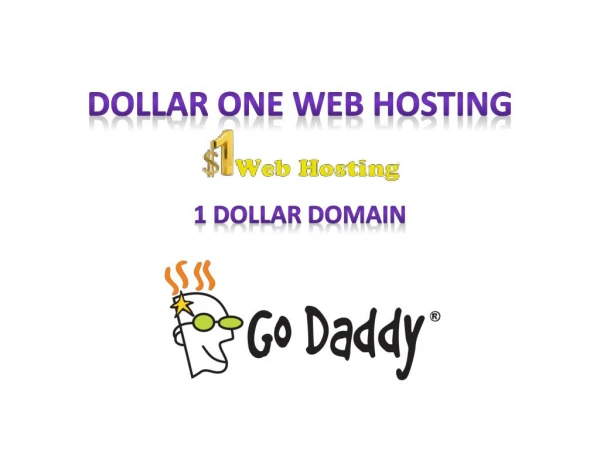Godaddy One Dollar Domain Name
