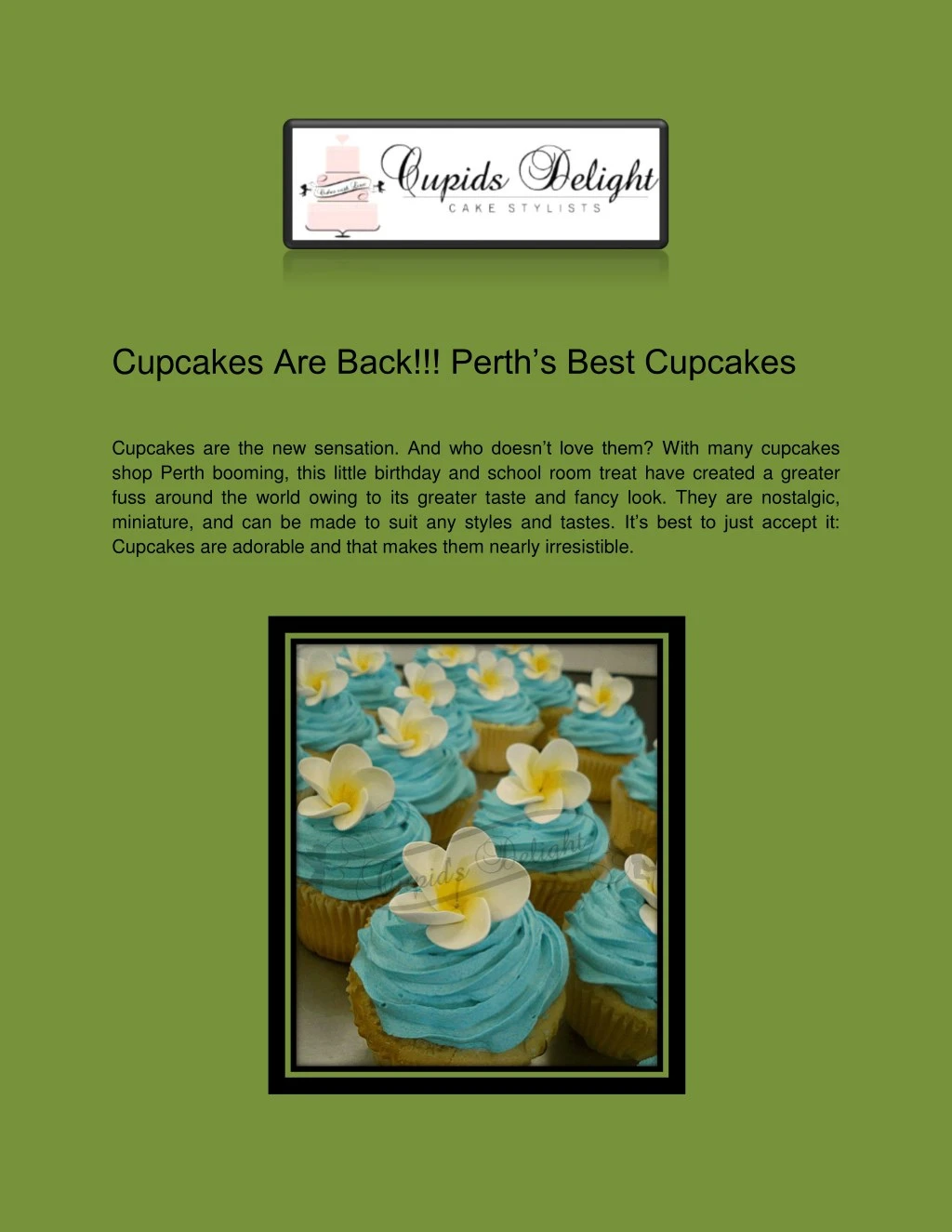 cupcakes are back perth s best cupcakes