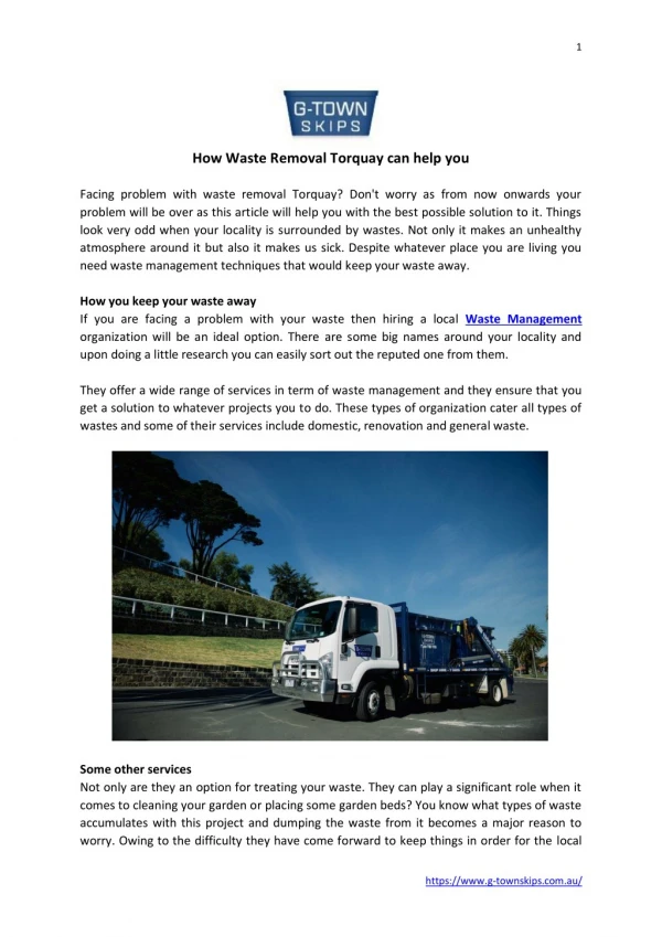 How Waste Removal Torquay can help you