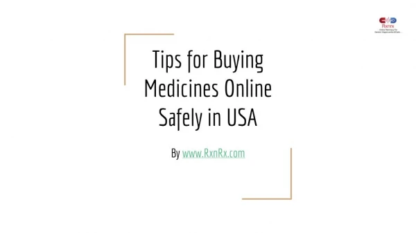 Tips for Buying Medicines Online Safely in USA