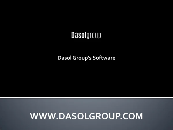 Dasol Group's Software
