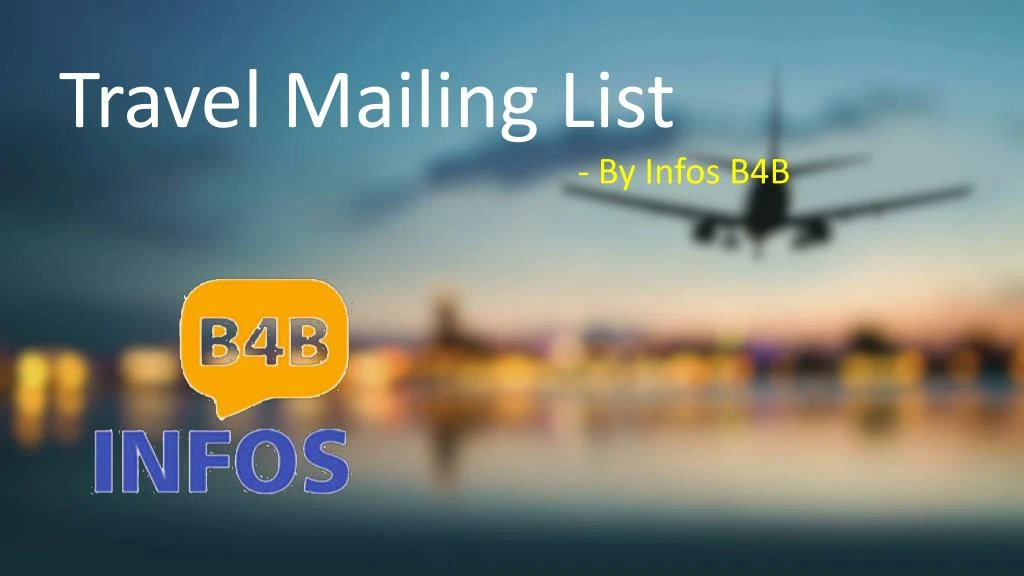 travel mailing list