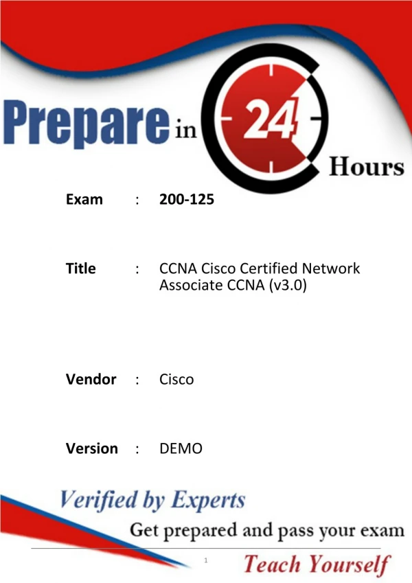 Download Latest Cisco 200-125 Exam Dumps - Dumps4download