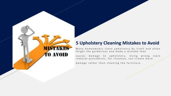5 Upholstery Cleaning Mistakes to Avoid