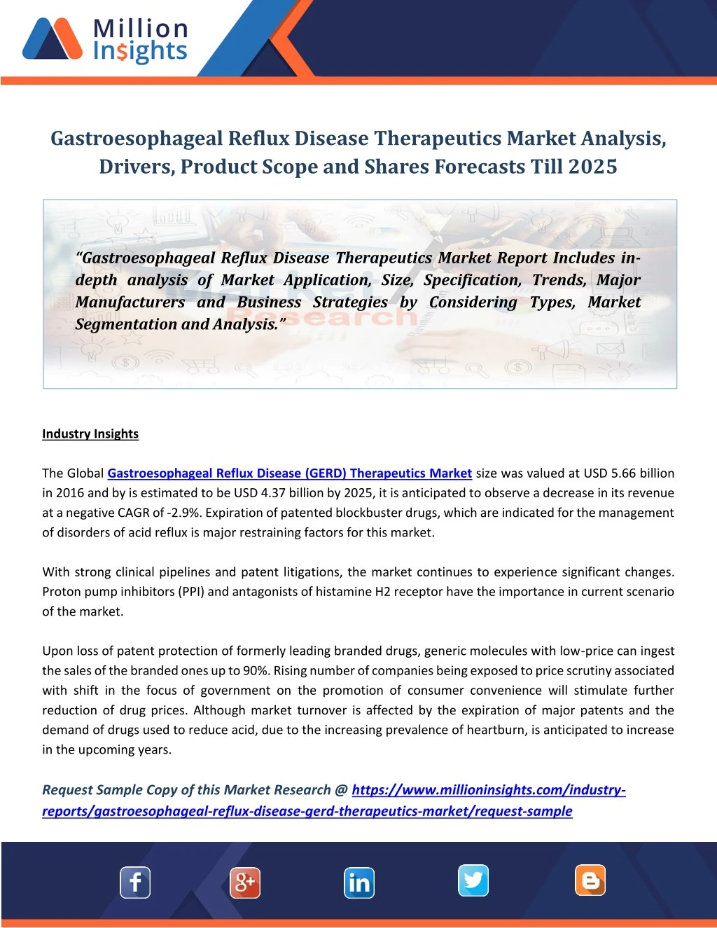 gastroesophageal reflux disease therapeutics