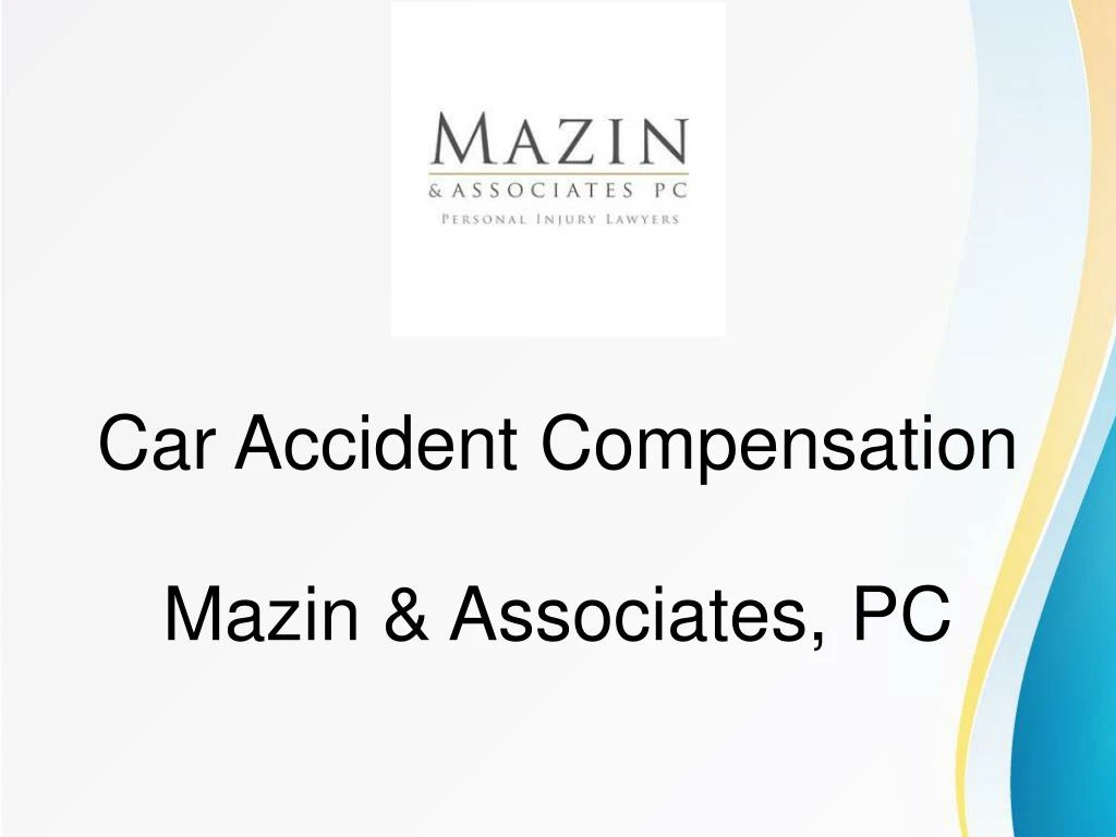car accident compensation mazin associates pc