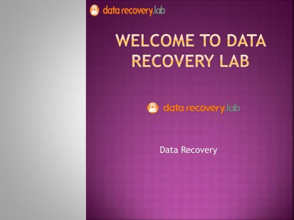 Data Recovery