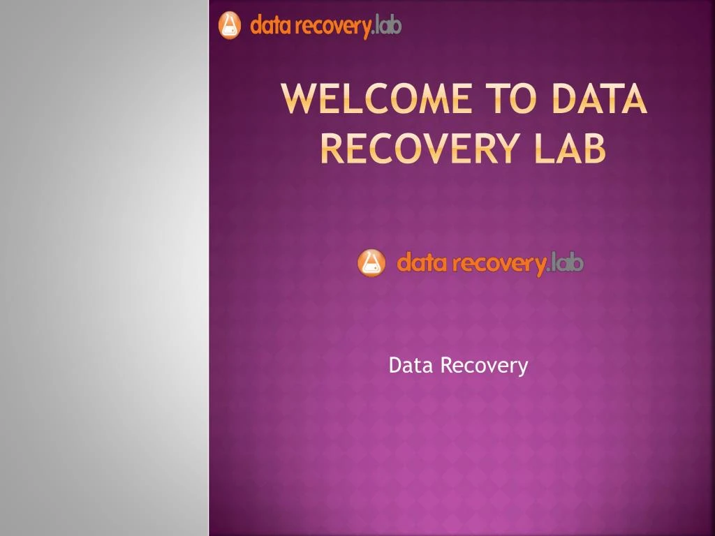 welcome to data recovery lab