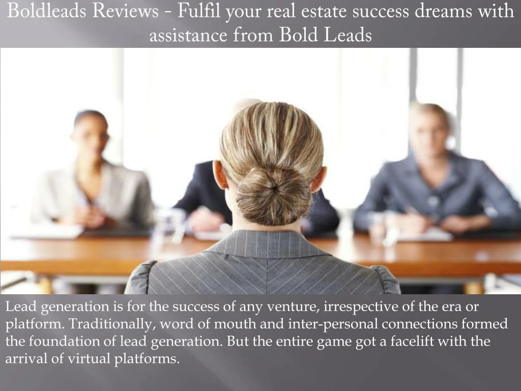 boldleads reviews fulfil your real estate success