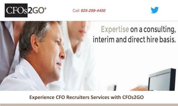 Experience CFO Recruiters Services with CFOs2GO