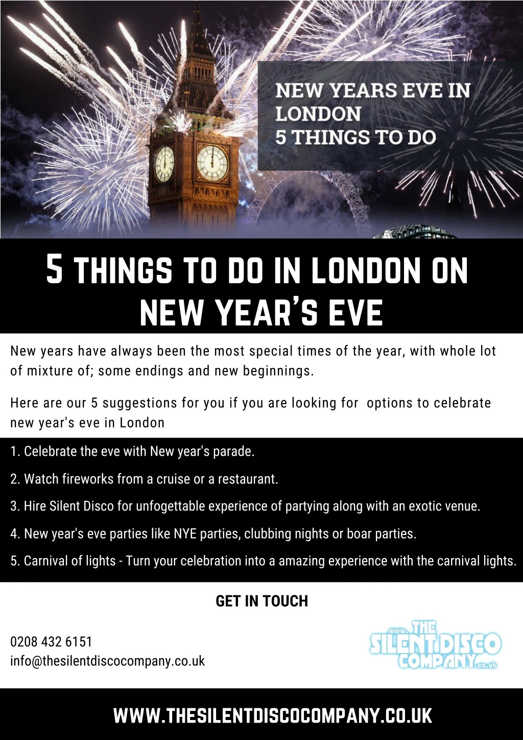 5 things to do in london on new year s eve