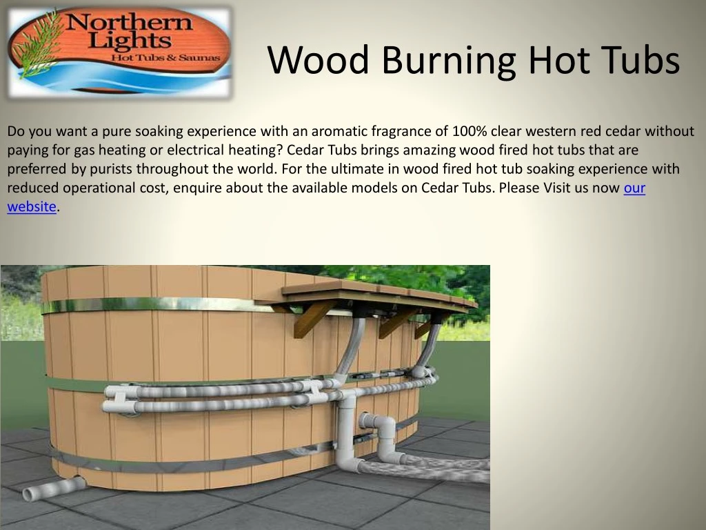 wood burning hot tubs