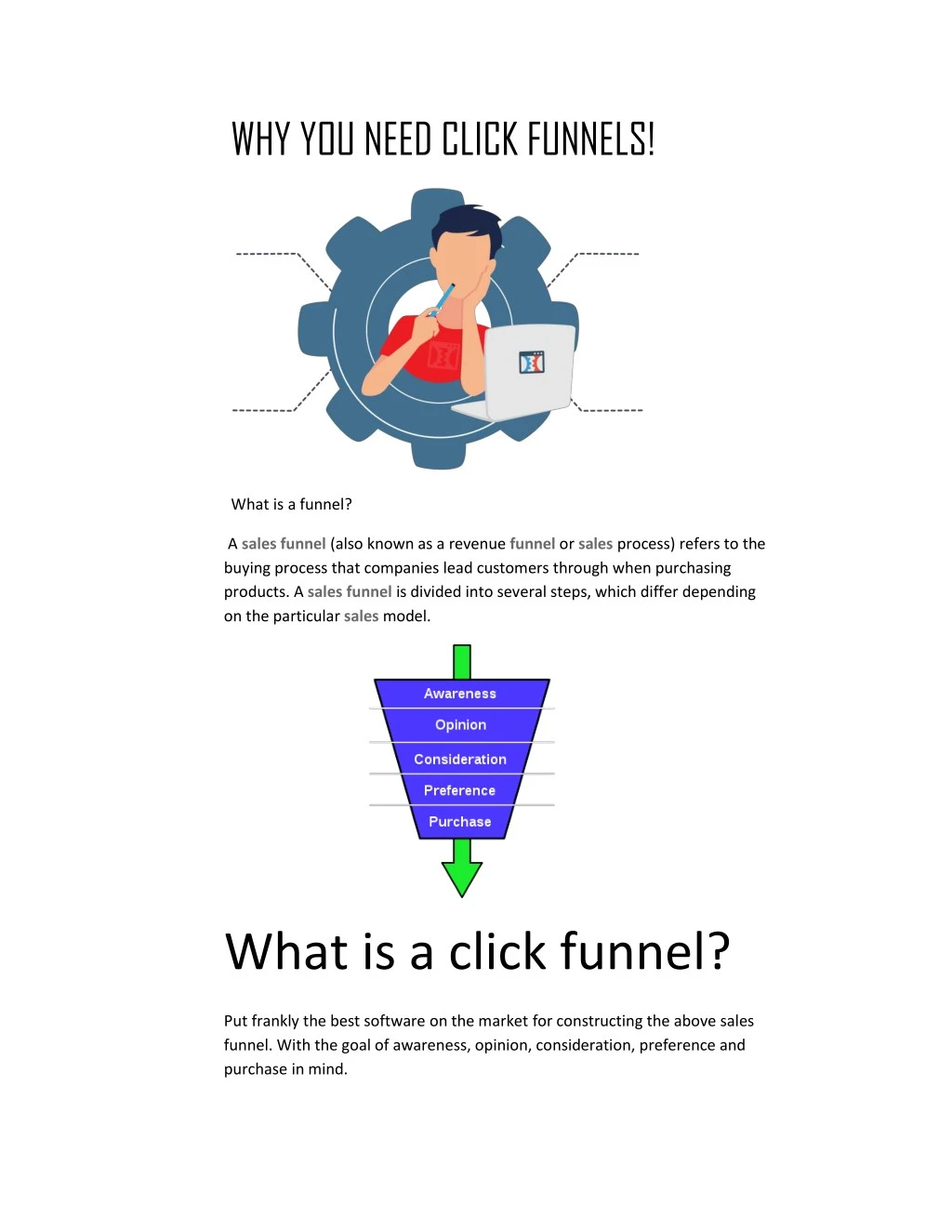 why you need click funnels