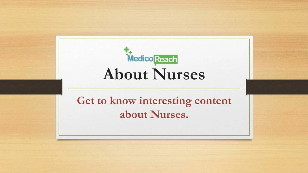 about nurses