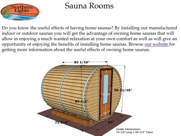 Affordable Sauna Rooms