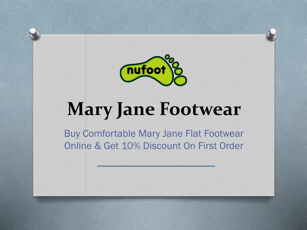 mary jane footwear