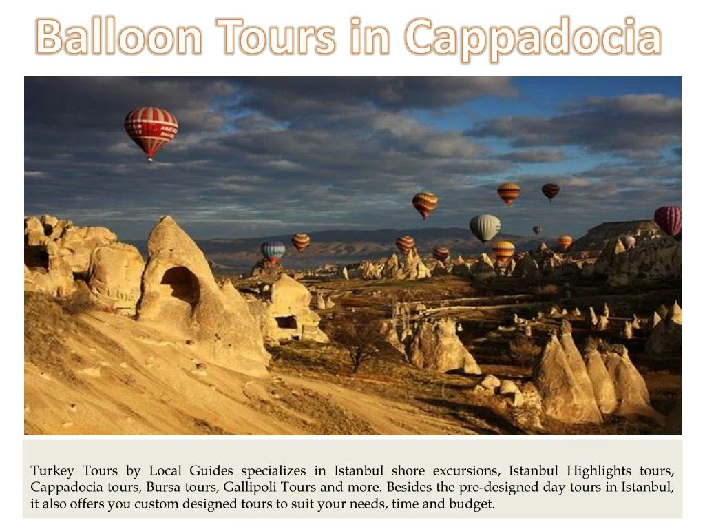 balloon tours in cappadocia