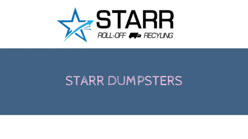 starr dumpsters