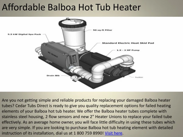 Affordable Balboa Hot Tub Heater