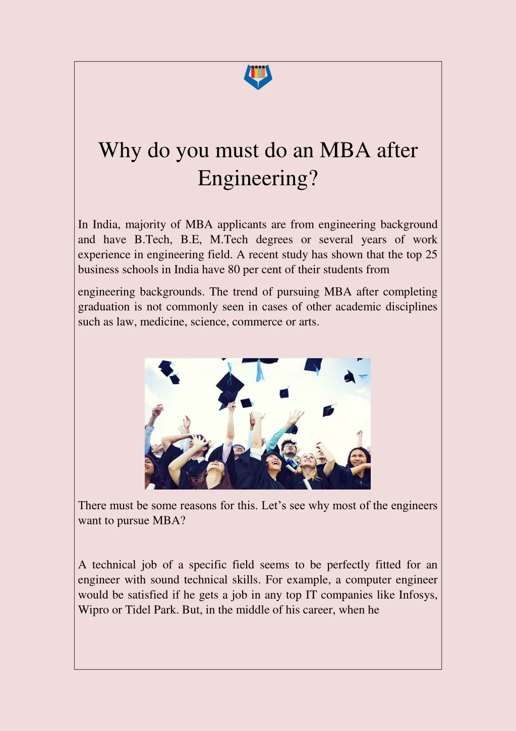 why do you must do an mba after engineering
