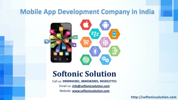 "Mobile App Development Company in India "
