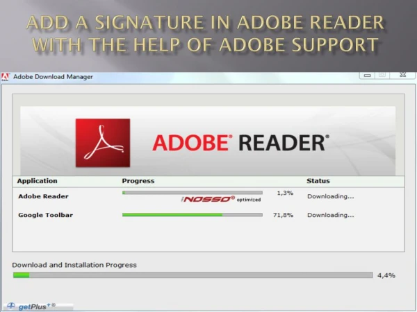 Add A Signature IN Adobe Reader With The Help Of Adobe Support