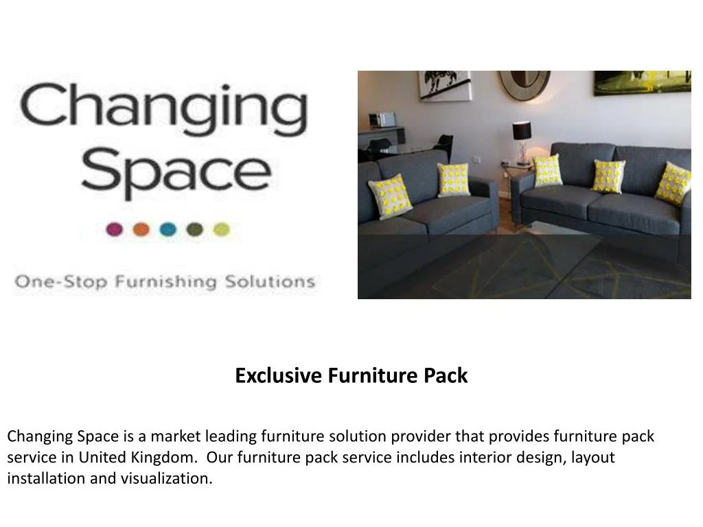 exclusive furniture pack