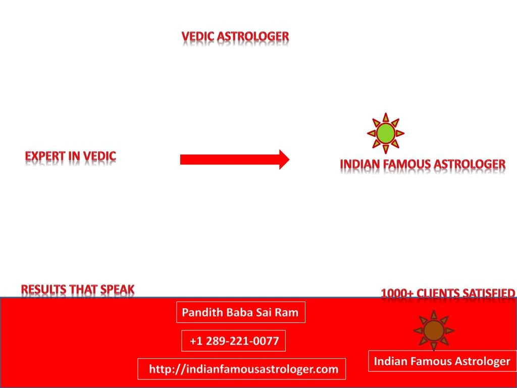 vedic astrologer