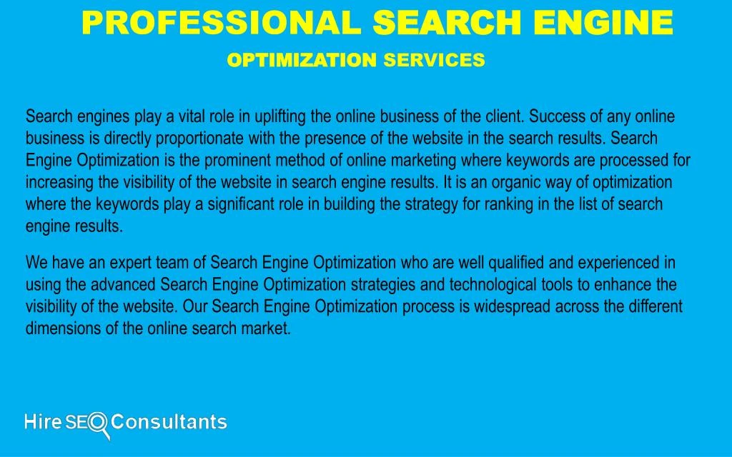professional search engine