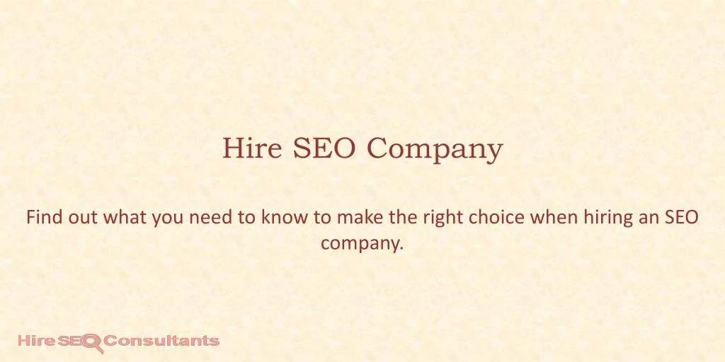 hire seo company