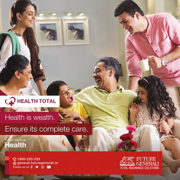 Mediclaim Policy for family With Health Total From Future Generali