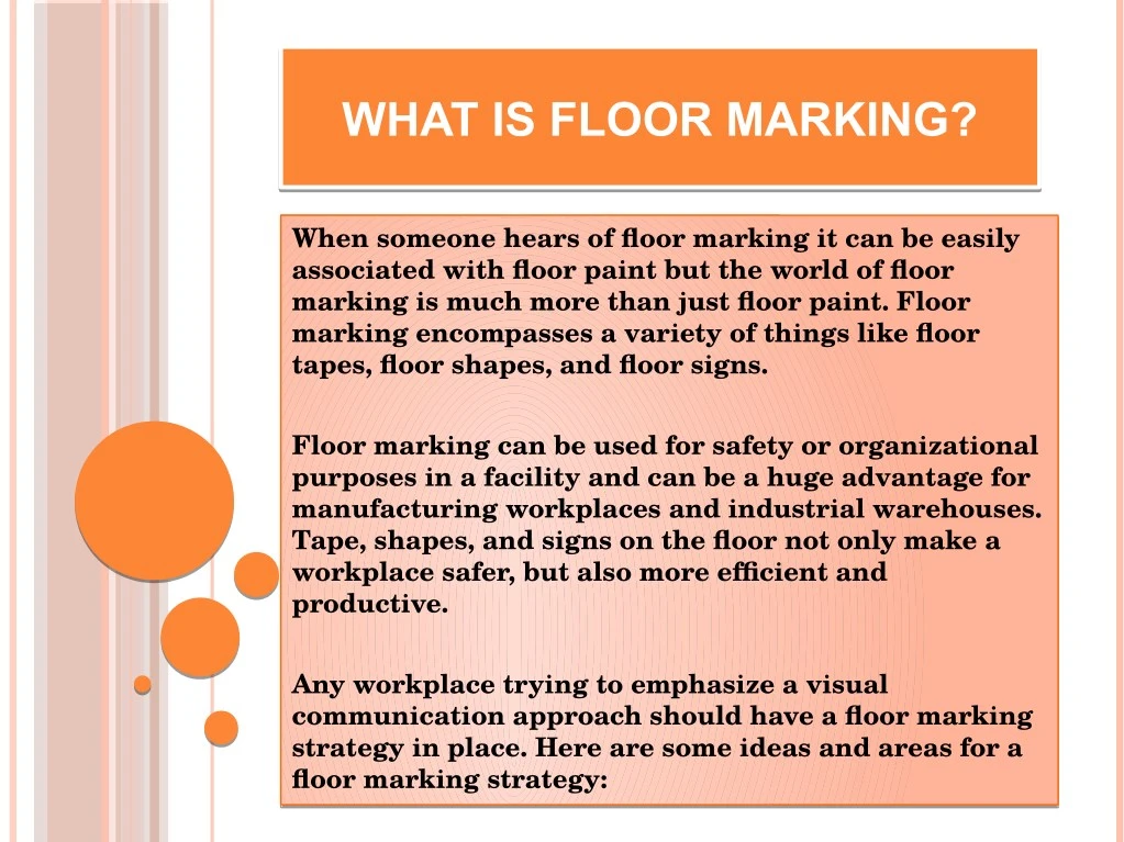what is floor marking what is floor marking